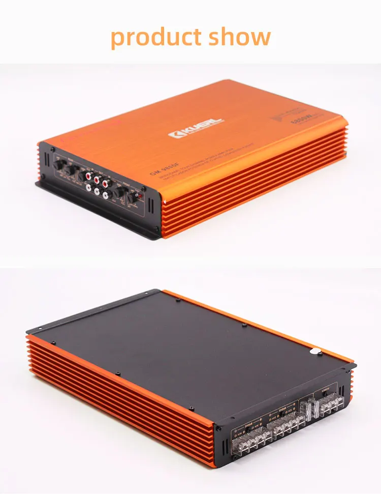 12 فولت سيارة مكبر كهربائي 4 قناة الصوت سيارة رقمية مكبر للصوت 6800 واط سيارة مضخم الصوت GM- 9800F #5