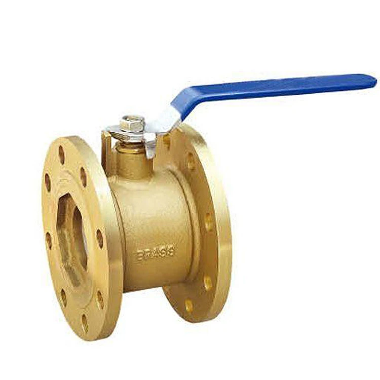 TF High Strength Ball Valve Forged Brass Aluminum Handle 1 way Brass manual flange ball valve 1/2-6 inch for water and gas