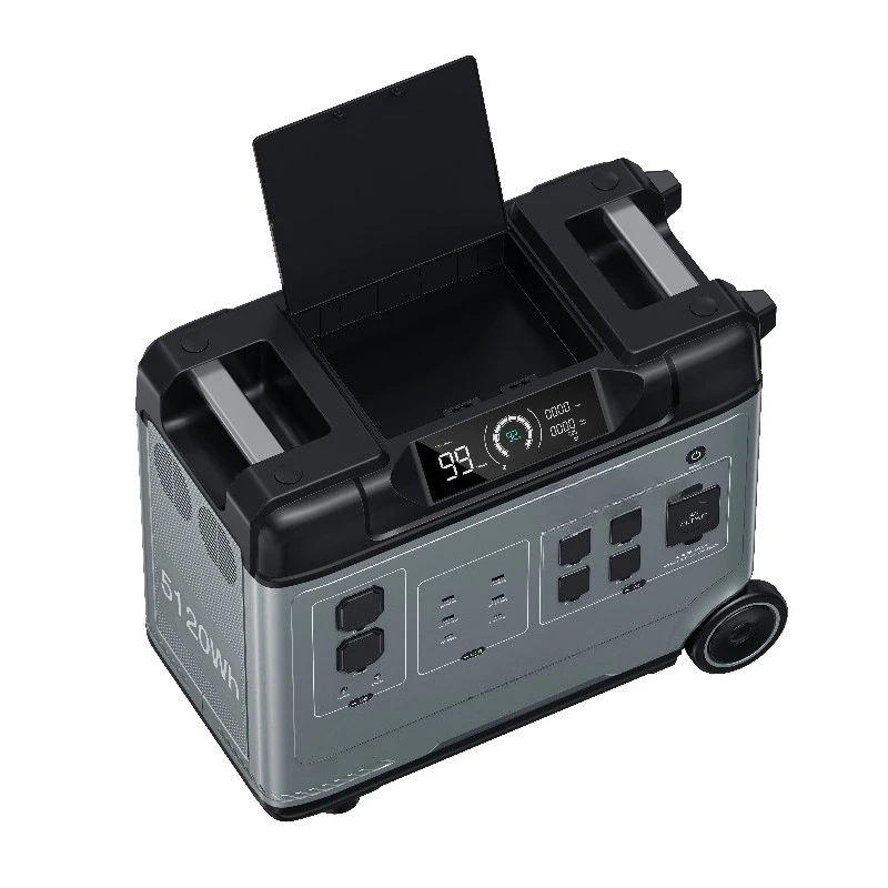 5000W 4000W Solar Generator 5120Wh Solar Generator Lifepo4 Power Station