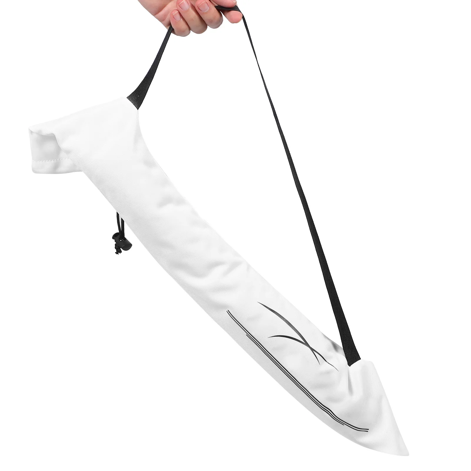 

Baseball Bat Backpack 68cm White Storage Bag with Lint Material for Stick Accessories Tote Carrier Portable Design