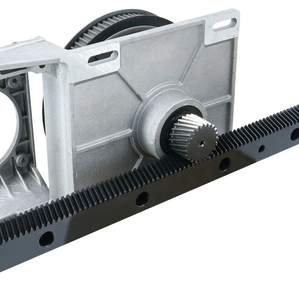 HLTNC Straight / Helical Tooth Gear Rack With Mounting Holes 1M/1.25M/1.5M/2M/2.5M/3M /4M/5M/6M/8M Length Customization for Cnc
