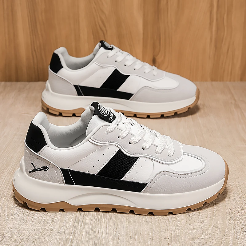 

2025 Spring New Rubber-Plastic Sole Casual Board Sneakers for Outdoor Sports - Comfortable, Soft, Slip-Resistant, Durable, and T