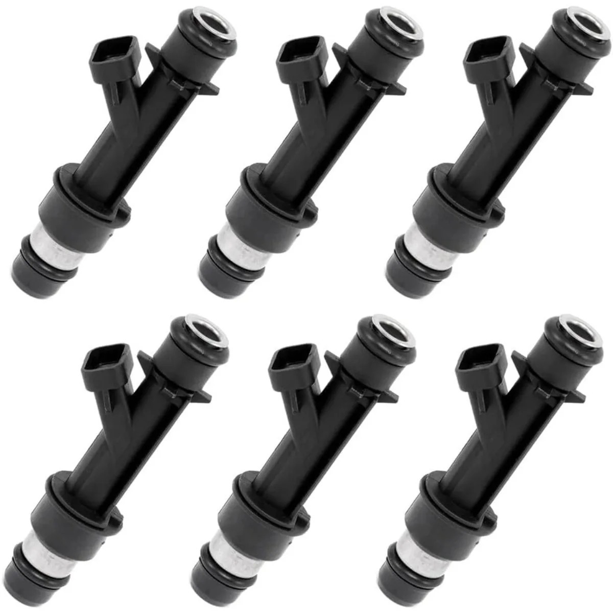 6pcs Fuel Injector Nozzle Kits 25313185 Fit For Buick Rainier For Chevrolet Trailblazer 4.2L Engine 2002-2004 Replacement