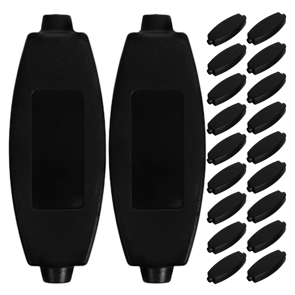 

20pcs Black D- Electronic Junction Box ABS Shell for PCB Compact Enclosure Storage Case Small Electronics Box Cable