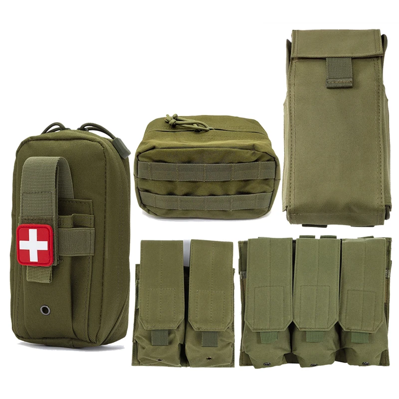 Hunting Tactical Ammunition Bag-M4 AR15 5.56, 12/20G specification magazine bag, multi-purpose material accessories medical kit