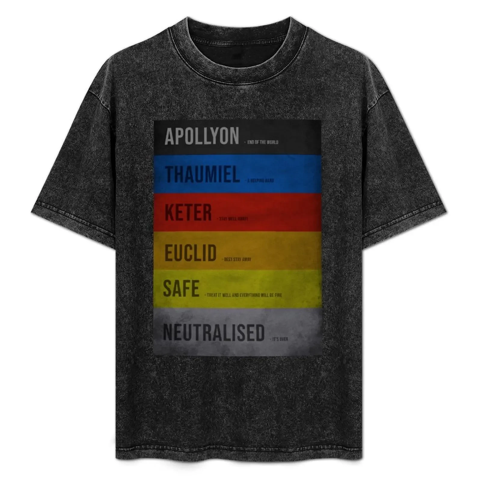 

SCP CLASSES T-Shirt Basic Simple Design Short Sleeve Shirt