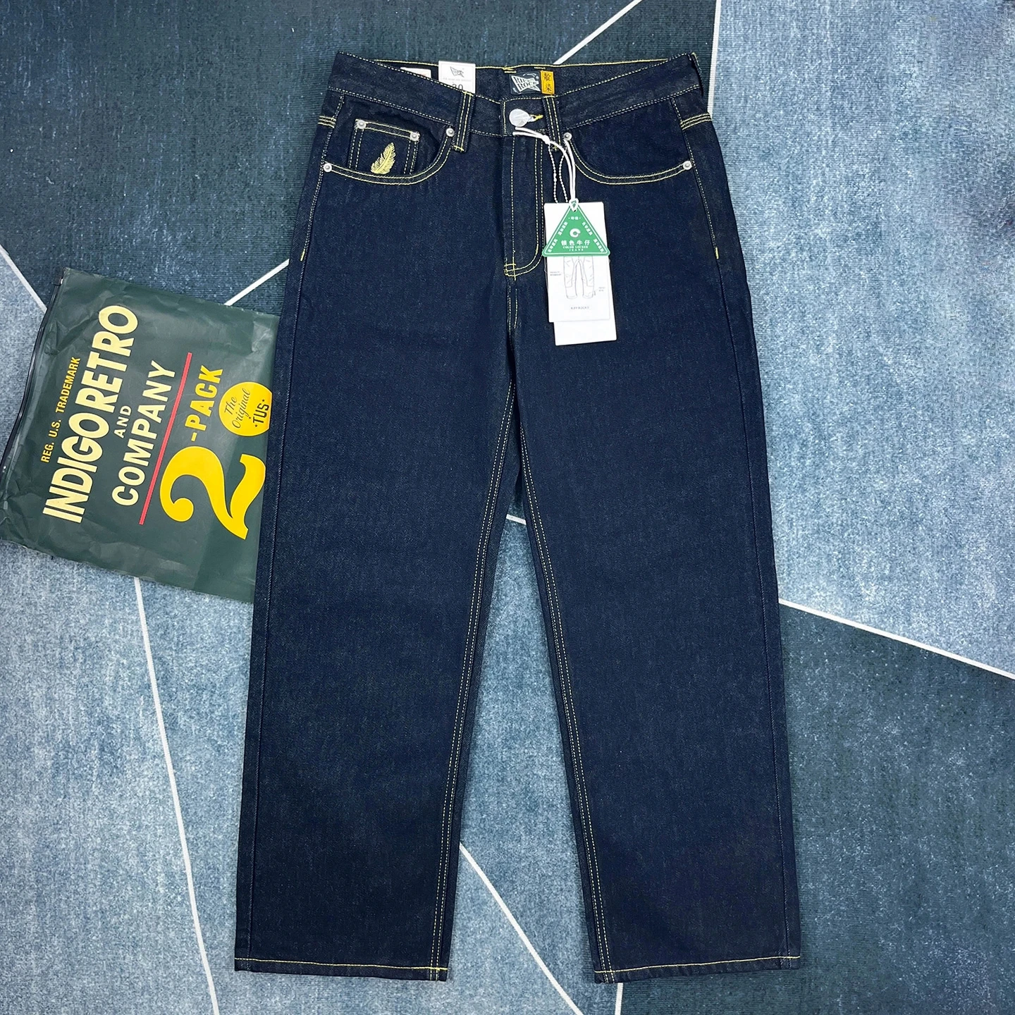 

Мужские осенние свободные прямые брюки Американские универсальные повседневные брюки