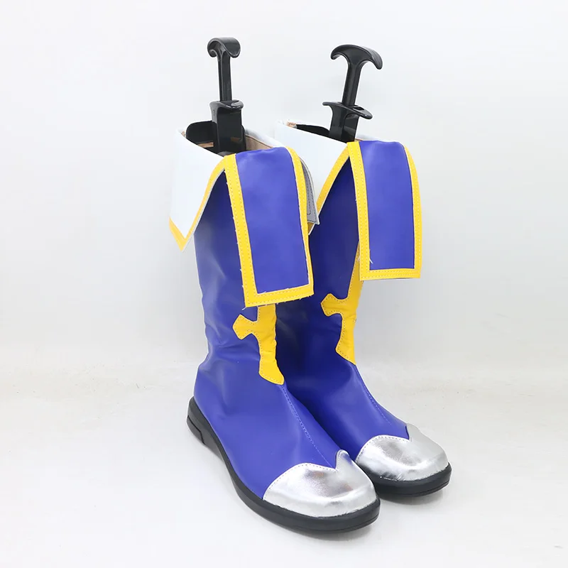 Chaussures de Cosplay Anime Blazblue Jin Kisaragi Noel vermillon, bottes pour femmes et hommes, chaussures de jeu de rôle d'halloween, accessoire
