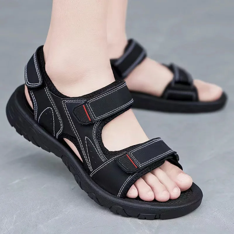 

Men's Shoes Summer Sandals 2018 New Trend Rome Beach Shoes Vietnamese Sandals Boys Junior High School Boys