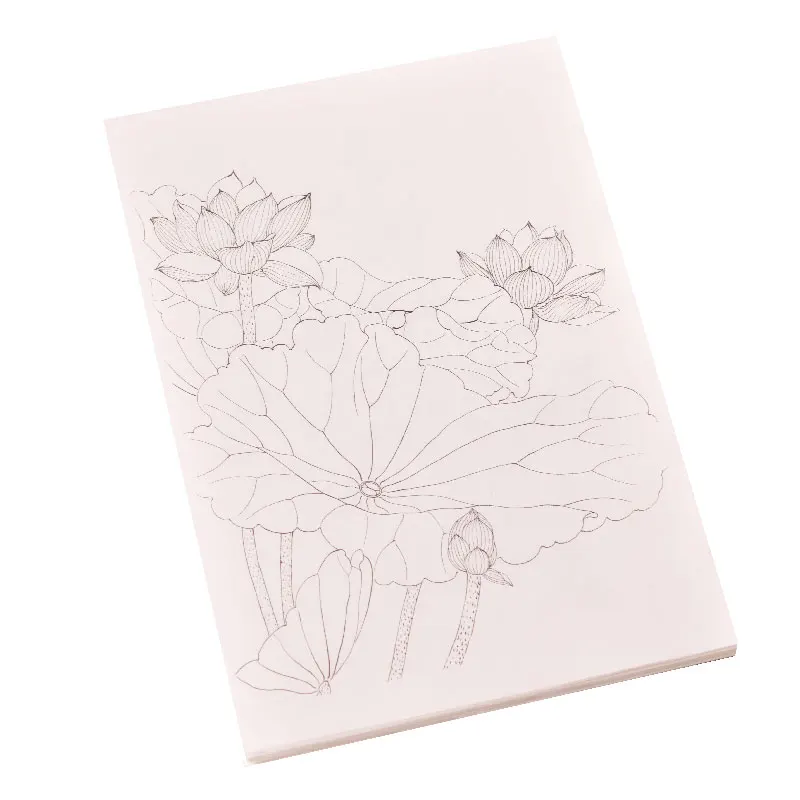 Painting Line Drafts Traditional Line Drawing Lotus Peony Plum Blossoms Orchid Bamboo Chrysanthemum Flowers Painting Manuscripts