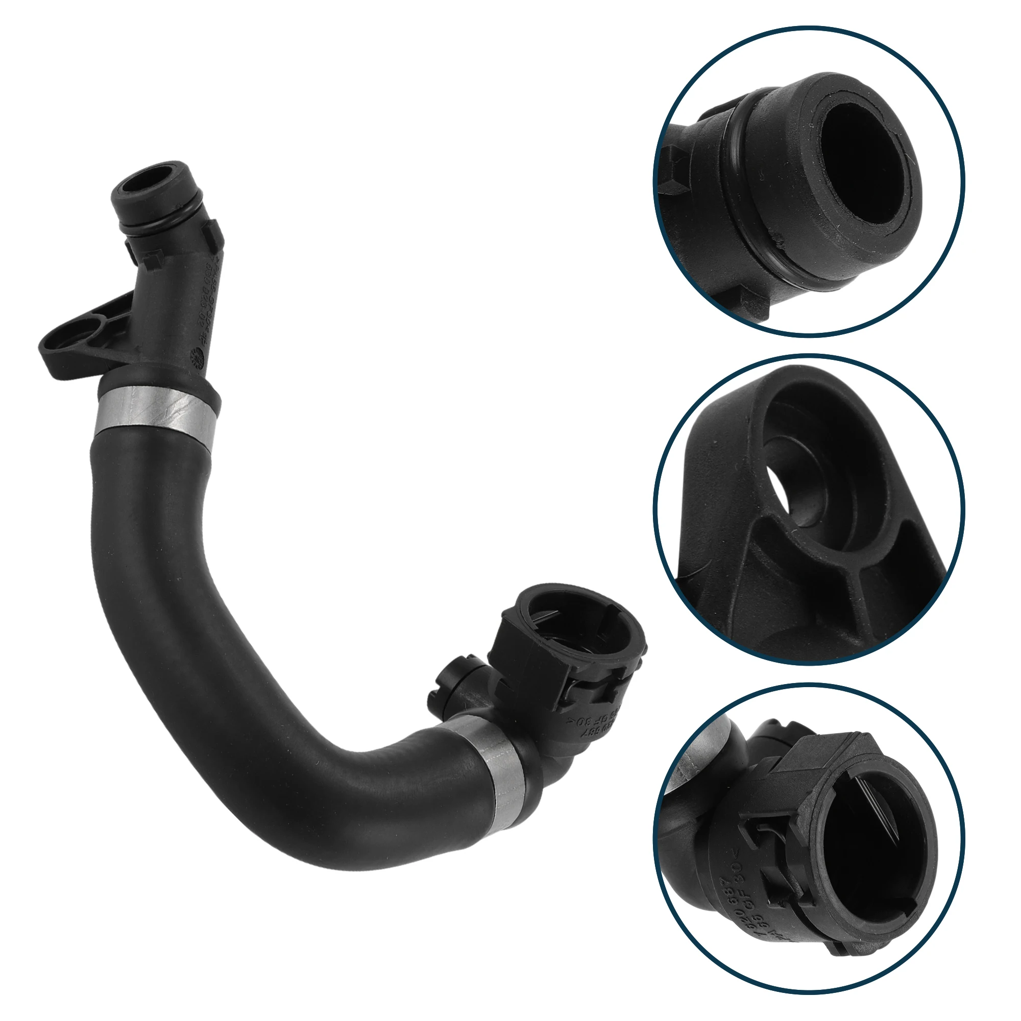 

UXCELL Radiator Hose Heater Hose No.17117620688 for BMW X1 2011-2015 Rubber Cooling Liquid Tube Black 1 Pc