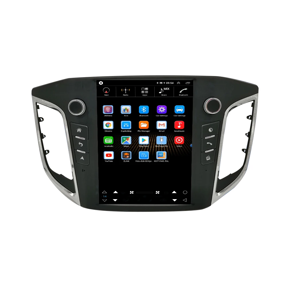 Voor Hyundai ix25 2012-2017 Android Multimedia Dvd-speler Carplay GPS Navigatie Touchscreen Autoradio