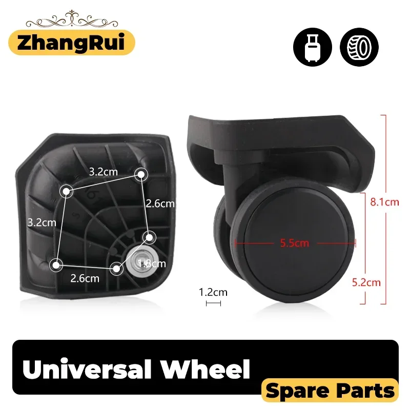 

Сменные колеса для чемоданов L470: высокопрочные поворотные колеса для бесшумного и плавного передвижения, ультратихие поворотные колеса для чемоданов