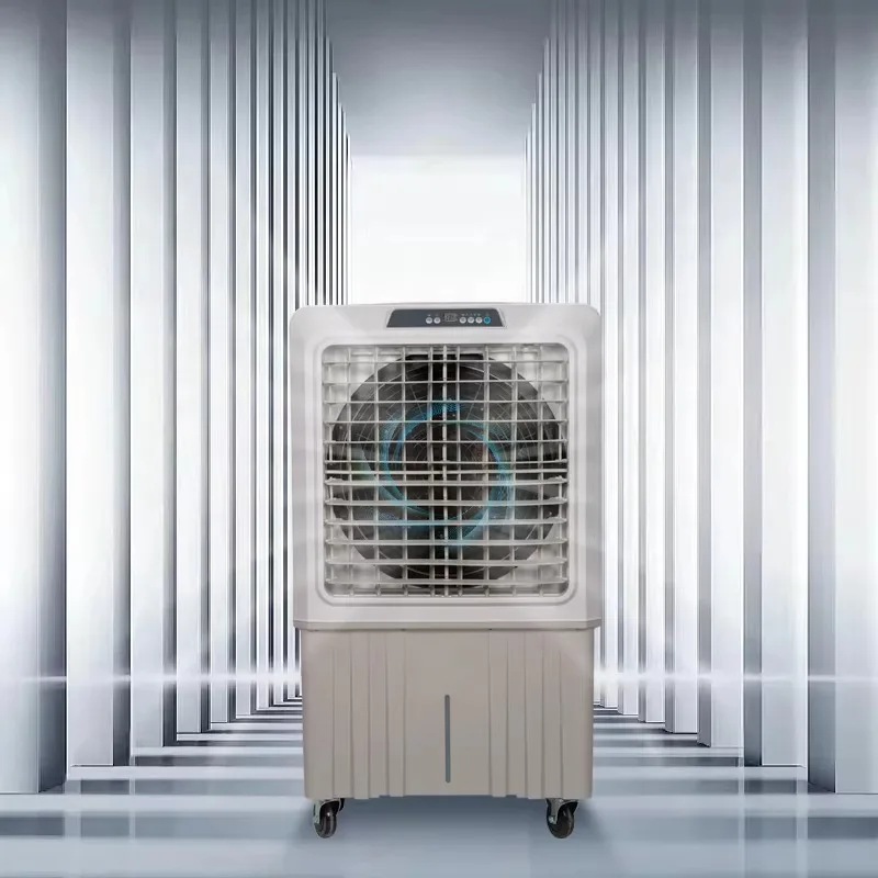 

Strong wind electric 80L large capacity water tank remote control industrial swamp evaporative air cooler fan