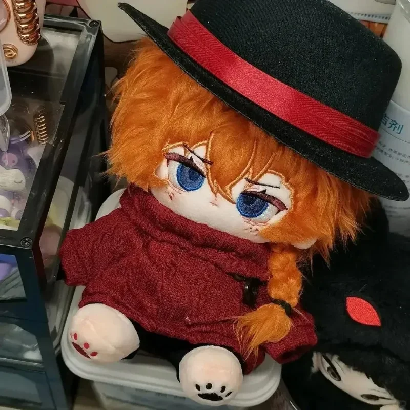 

Аниме Атрибут Накахара Чууя ‌ Кавайная фигурка для косплея, мягкая плюшевая кукла, нарядная мягкая плюшевая подушка, игрушка 20 см