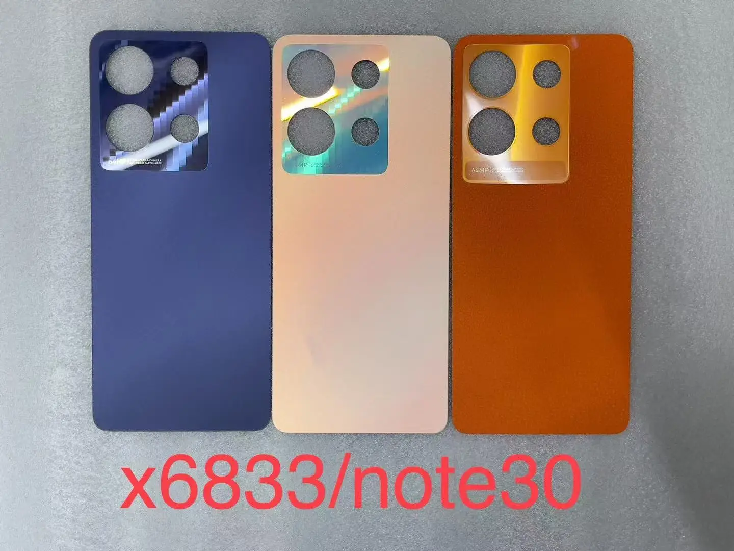 

Pop For Infinix Note 30 X6833b Back Battery Cover Door Rear Glass Housing Case Replacement Battery Cover