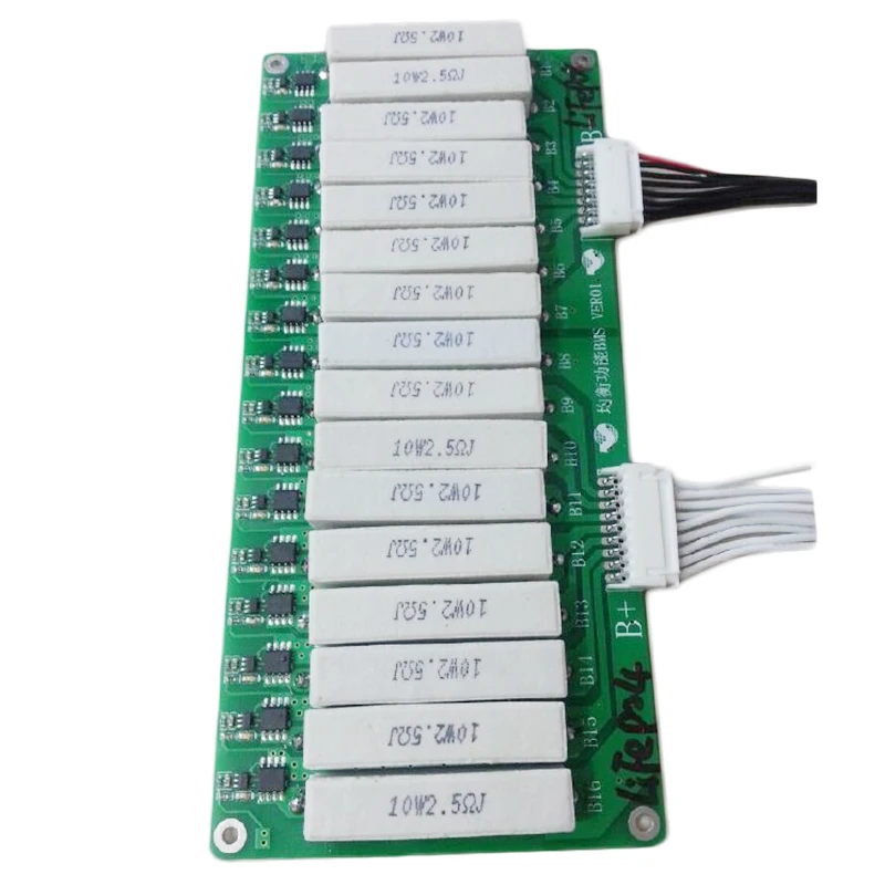 Imagem -02 - Placa Passiva do Equilíbrio da Bateria Equalizador Li-íon Lifepo4 12v 24v 48v 60v 18650 26650 21700 32650 Bms 1a 4s 8s 16s 1a