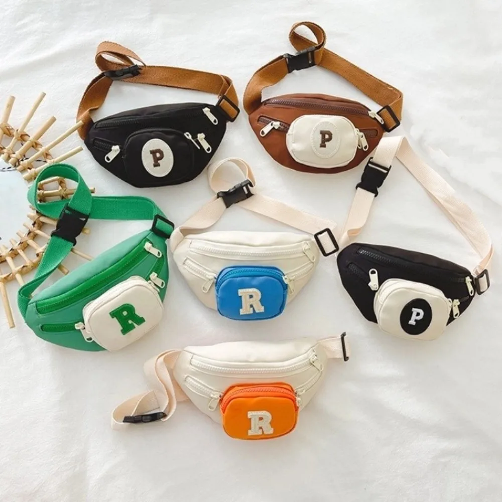 Borsa da petto per bambini con lettera di alta qualità Marsupio per bambini Borsa a tracolla per bambini creativa Borse giornaliere leggere in stile coreano