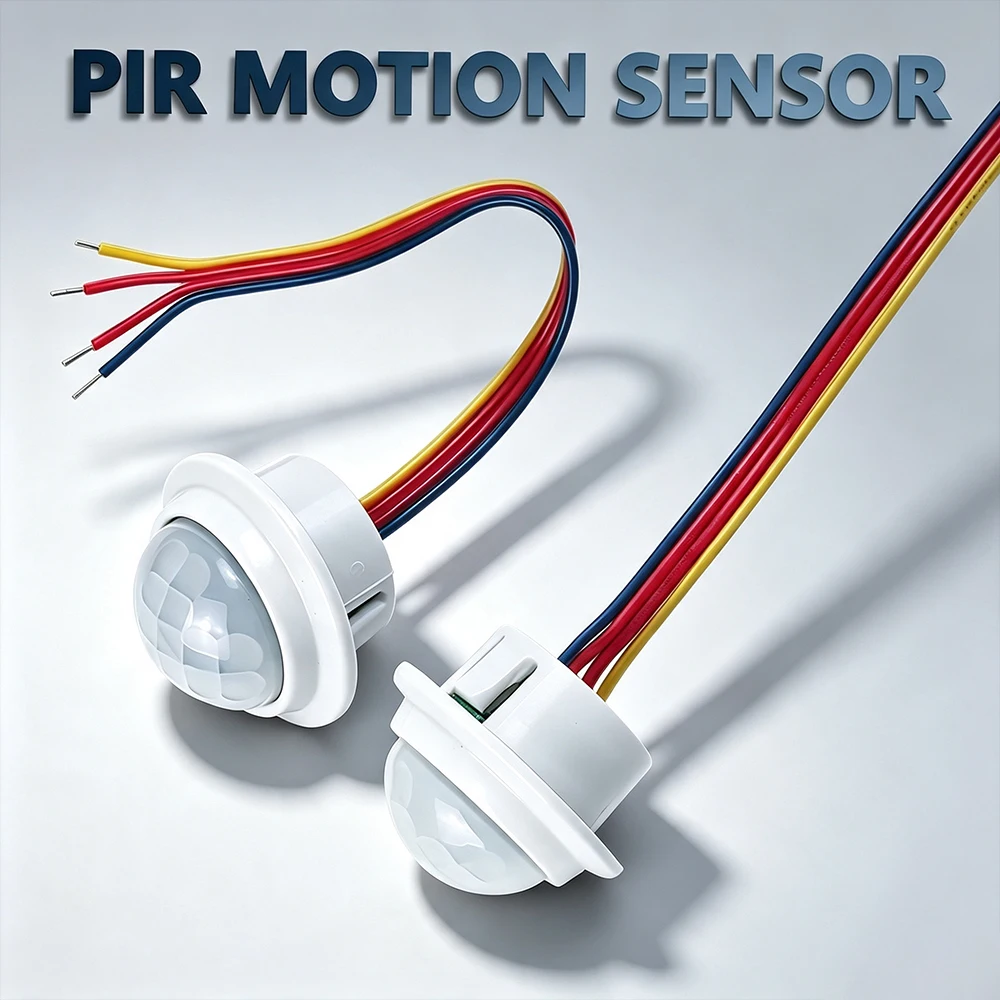 Automatic Sensing Infrared Switch 3.7V-24V DC Day/Night Mode with PIR Motion Detector and Ambient Light Sensor