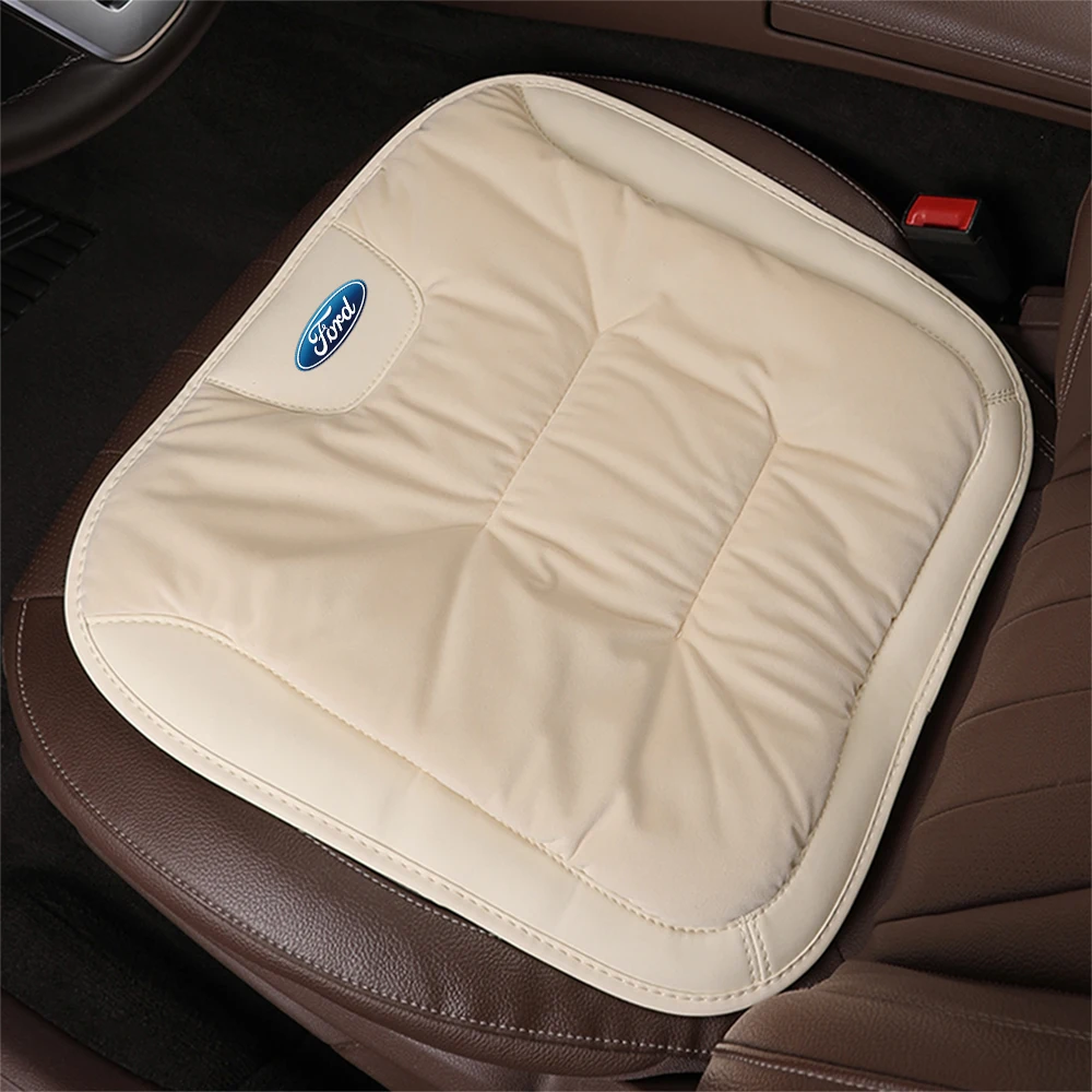 

Flannel Winter Warm Seat Cushion Anti Slip Car Chair Seat-Pad Auto-Seat Protector Accessories For Ford ST Mondeo Mustang Focus