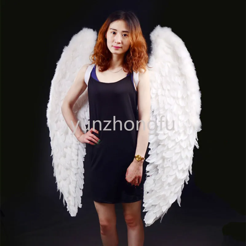 Creative White Feather Angel Feather Wings Adult Model Walk Show Cos Party Wing Shooting Props Murals Wall Decoration Prop Craft