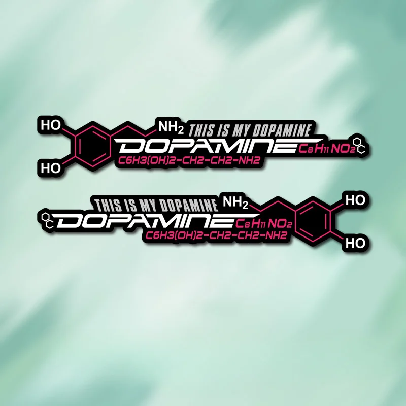 2pcs Dopamine Molecular Cycling Frame Stickers - Car Stickers for Road Bike Decoration Long Strip Scratch Cover Stickers image 3