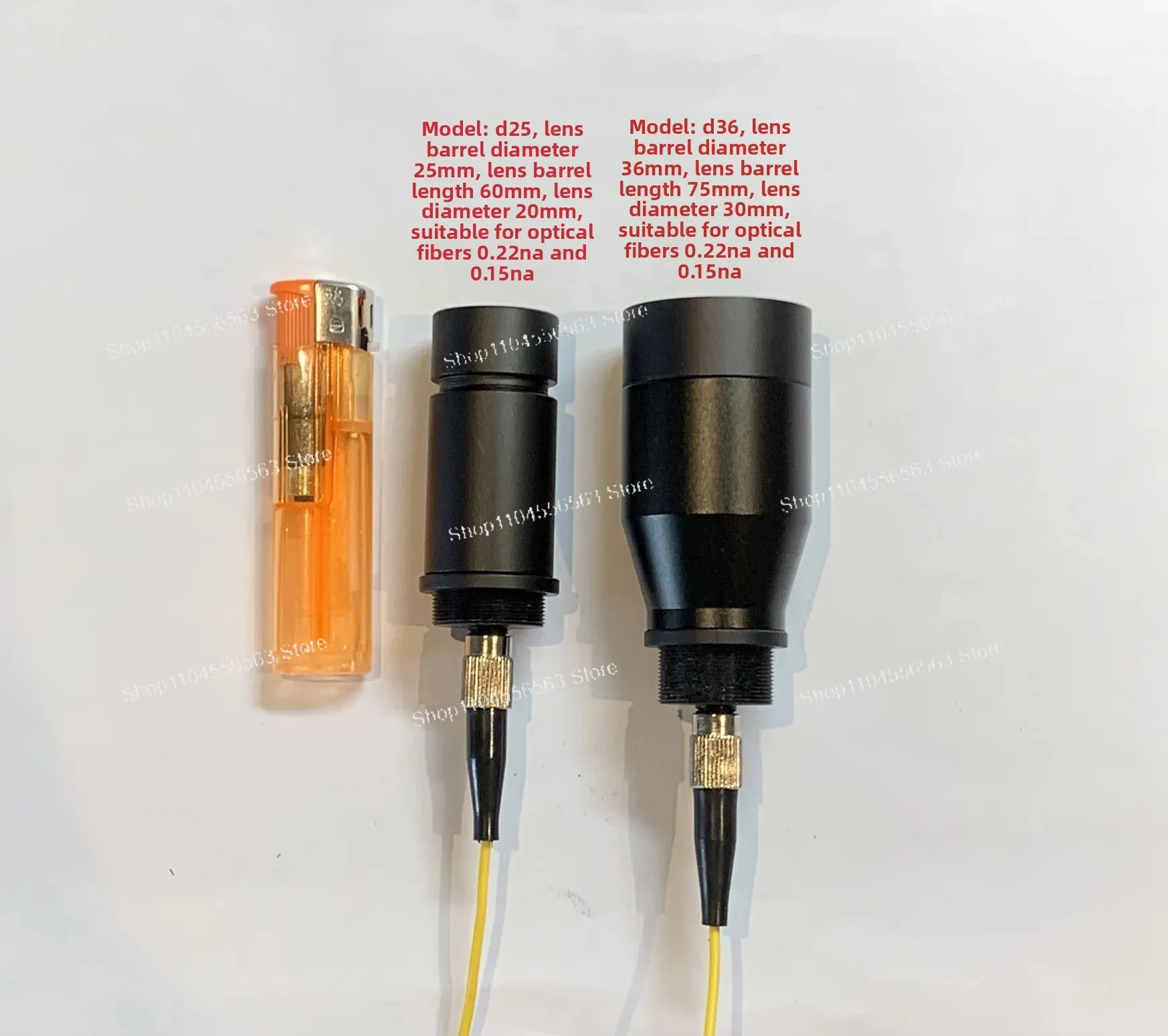 FC Interface SMA905 Interface D80 Interface Fiber Optic Focusing Lens with Adjustable Focal Length