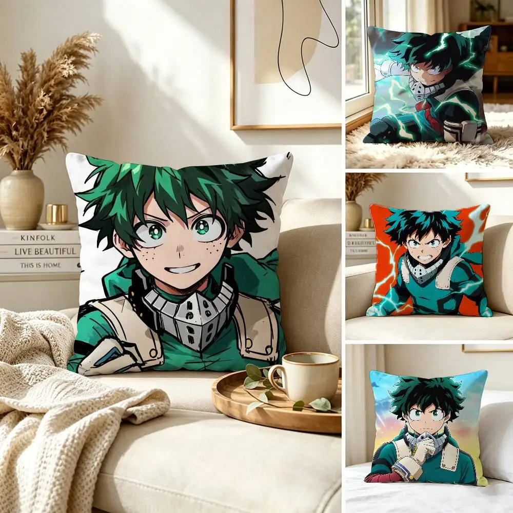 My Hero Academia-a Izuku Midoriya Pillow Case for Sofa Living Room Home office Decor Protective Cover