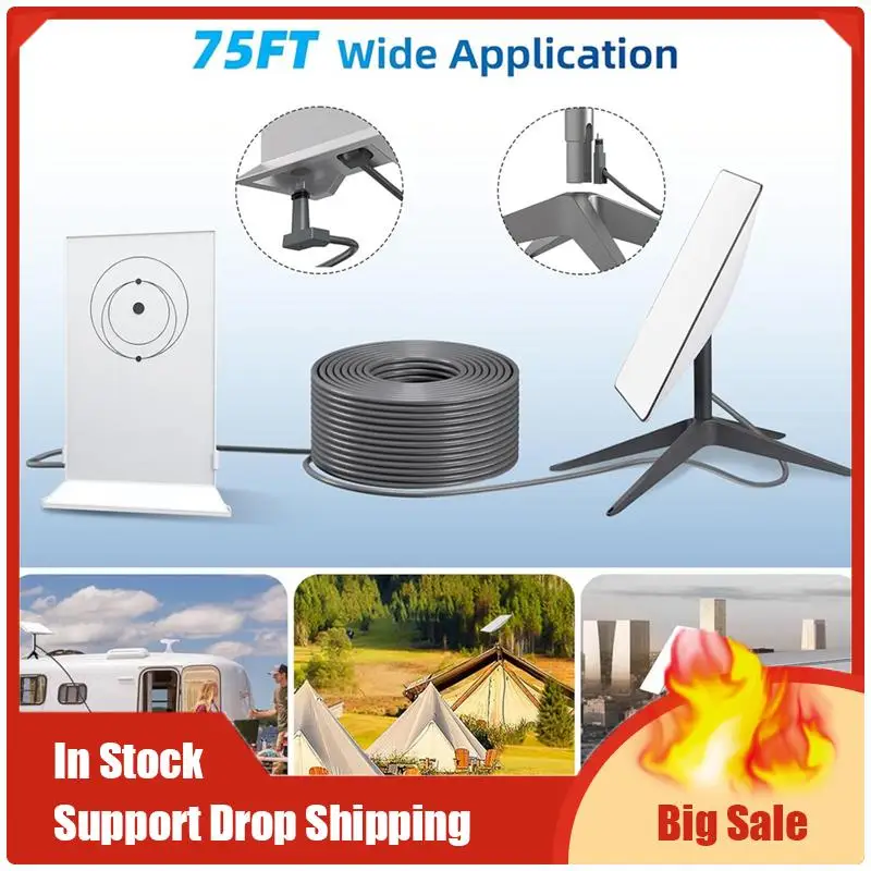 Лучшие предложения для Starlink V2/Gen2, удлинитель кабеля маршрутизатора, сменная вилка и посуда для ремонта спутникового кабеля Starlink