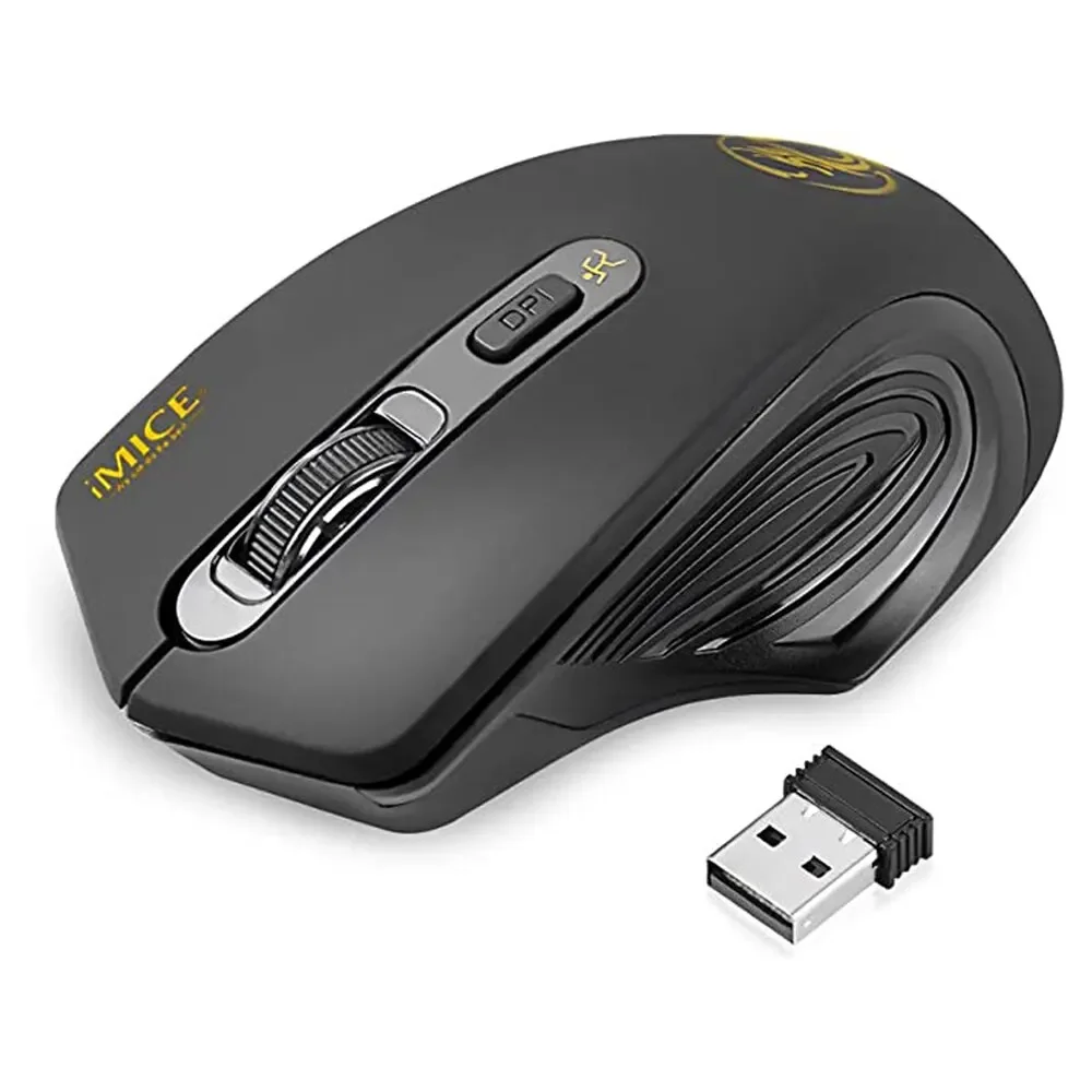 

E 1800 Mouse 2.4GHz Black Audio For Desktop Mac PC Windows Linux Vista