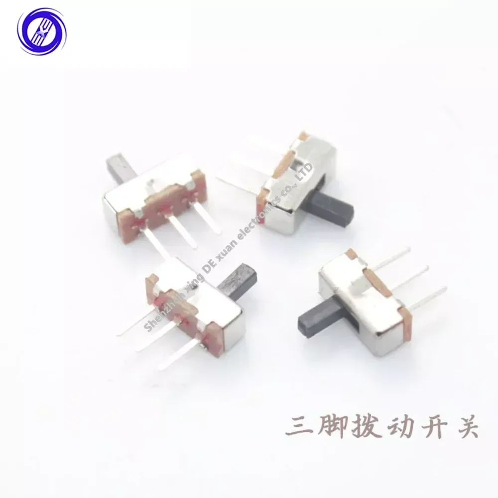 10pcs Interruptor on-off  Slide Switch SS12D00G2G3G4G5G6 3pin 1P2T 2 Position High quality toggle switch Handle length:2/3/4/5MM