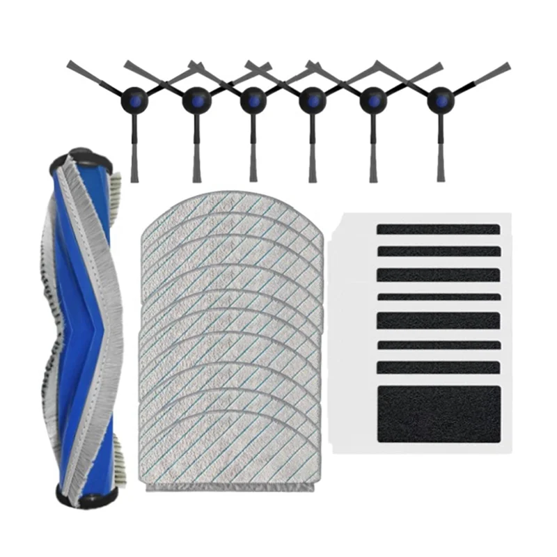 TAIGH-For Ecovacs DEBOT N20/N20 PLUS/N20 PRO PLUS Vacuum Parts Side Brush Hepa Filter Mop Pad Cloth Accessories