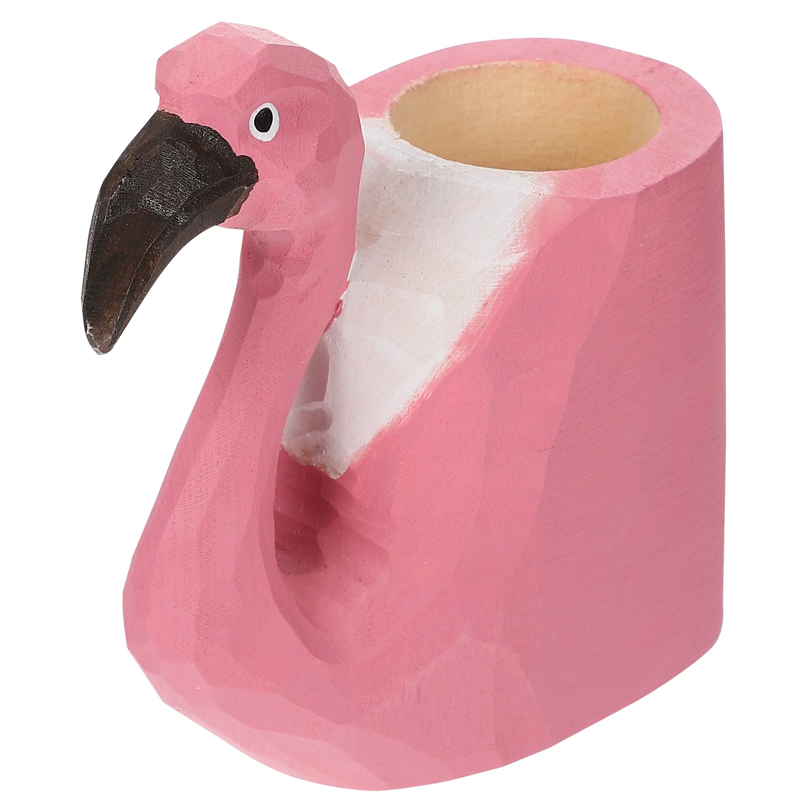 

1Pcs Wood Carved Pen Holder Animal Design Desktop Organizer Wooden Pencil Stand for Office School Home Desk Decor