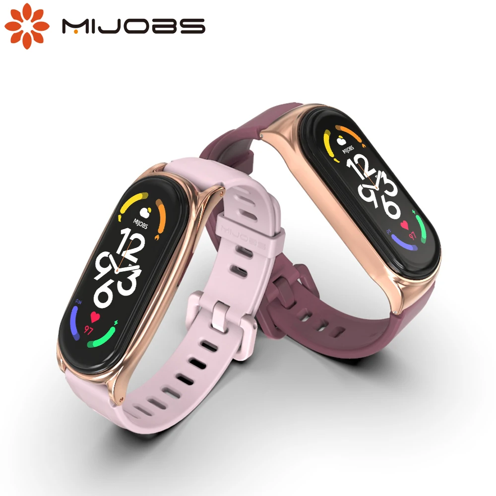 Mi Band 7 حزام ل Mi الفرقة 6 سوار ل شاومي Miband 5 4 3 Xaomi Xiomi سيليكون الأساور Correa استبدال الملحقات