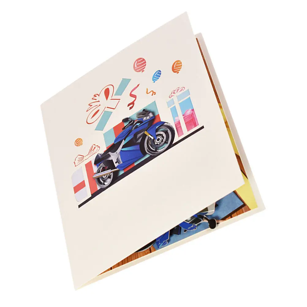 

Hard Paper Greeting Cards Unique Design Smooth Appearance for Father Day Creative Holiday