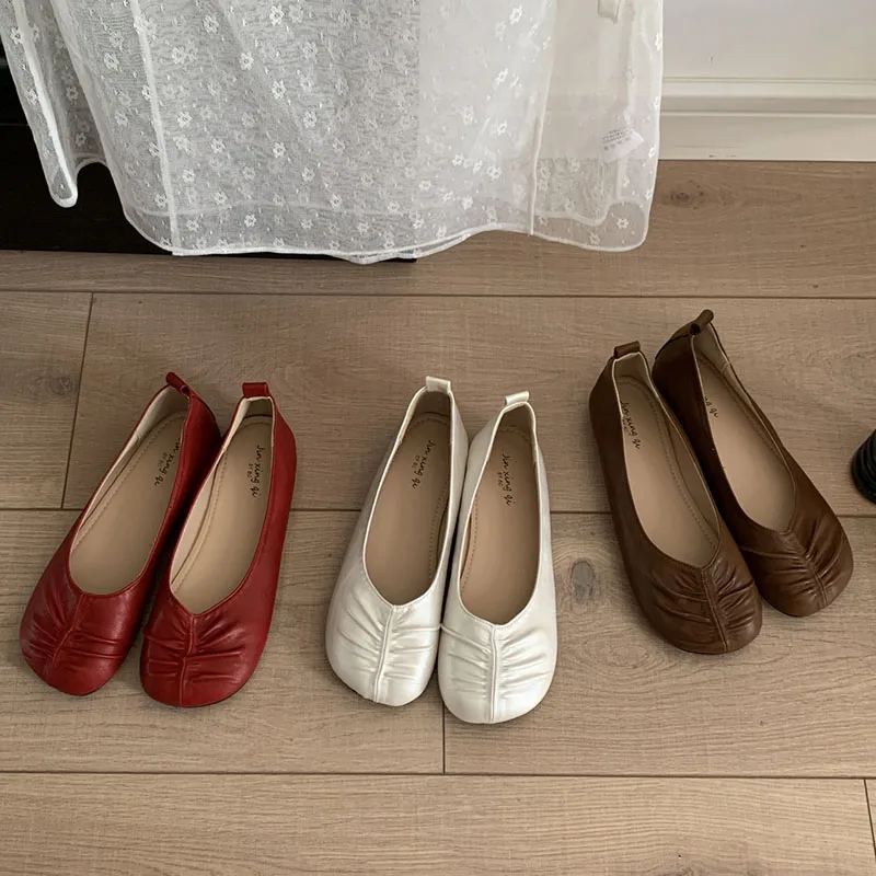 2025-new-autumn-red-brown-flats-shoes-women-ballerina-fashion-ladies-ballet-shallow-slip-on-mary-jane-soft-moccasin-new-woman
