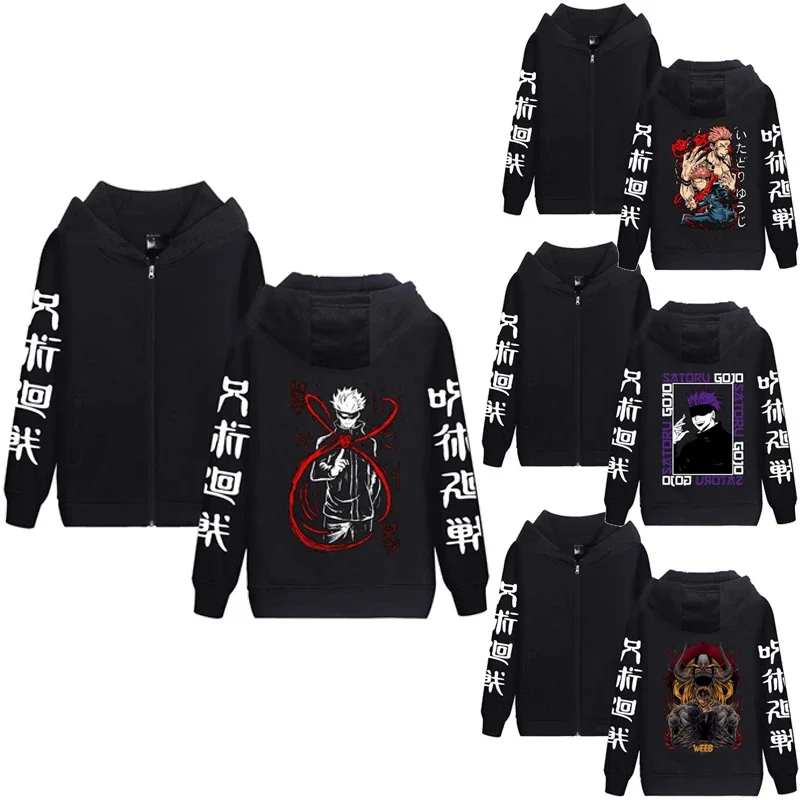 

Jujutsu Kaisen Satoru Gojo Hoodie Anime Winter Oversized Sweatshirt Hip Hop Soft Streetwear Casual Pullover Loose Hoodies Top