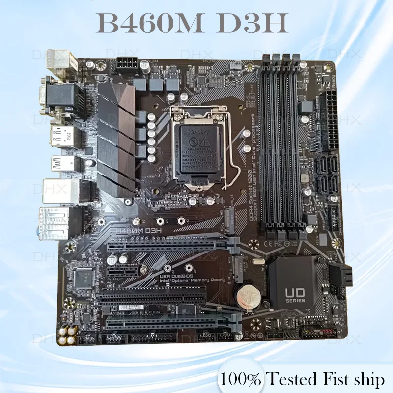For B460M D3H Motherboard 128GB HDMI DP M.2 LGA 1200 DDR4 Micro ATX B460 Motherboard 100% Tested Fully Work be Fast ship