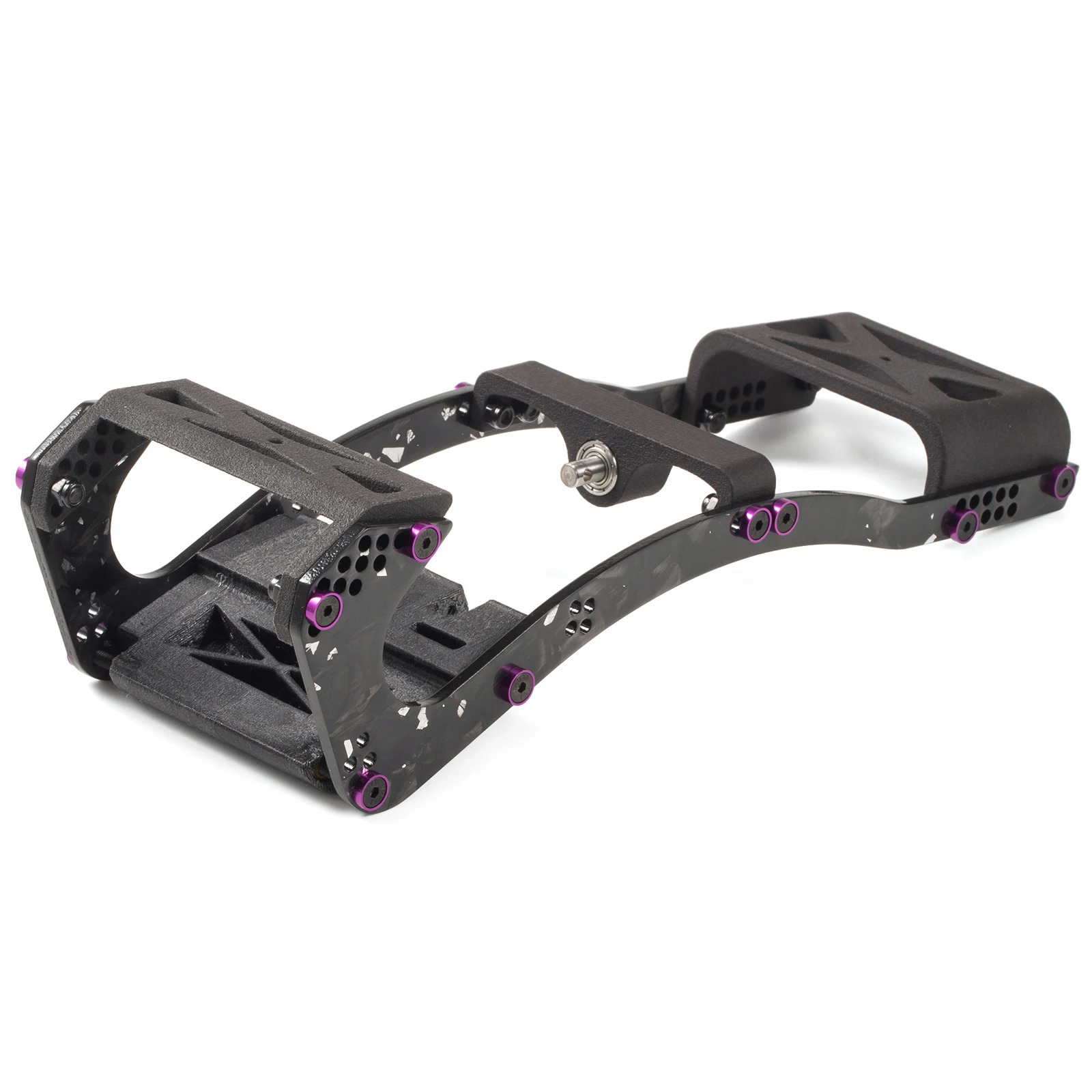 Carbonfaser-Glatt-Criminal-LCG-Chassis-Kit und Link-Kit für 1/10 RC Rock Crawler Capra Offset Aluminium-Portalachsen-Komplett-Rigs – Detail 5
