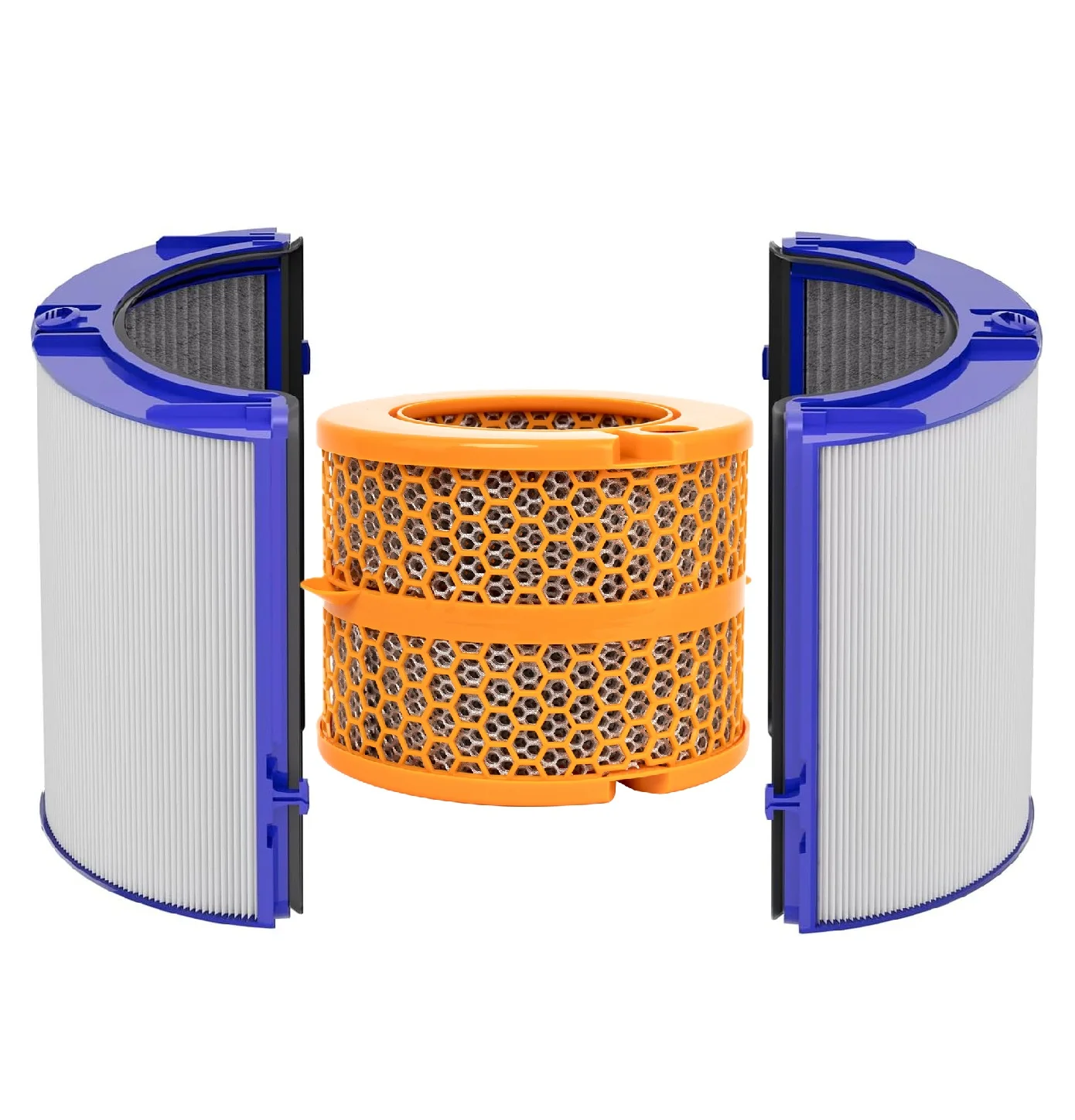 Carbon Fiber Evaporator Filter & 2-IN-1 HEPA+Carbon Filter For Dyson PH01 PH02 PH03 PH04 Air Purifier