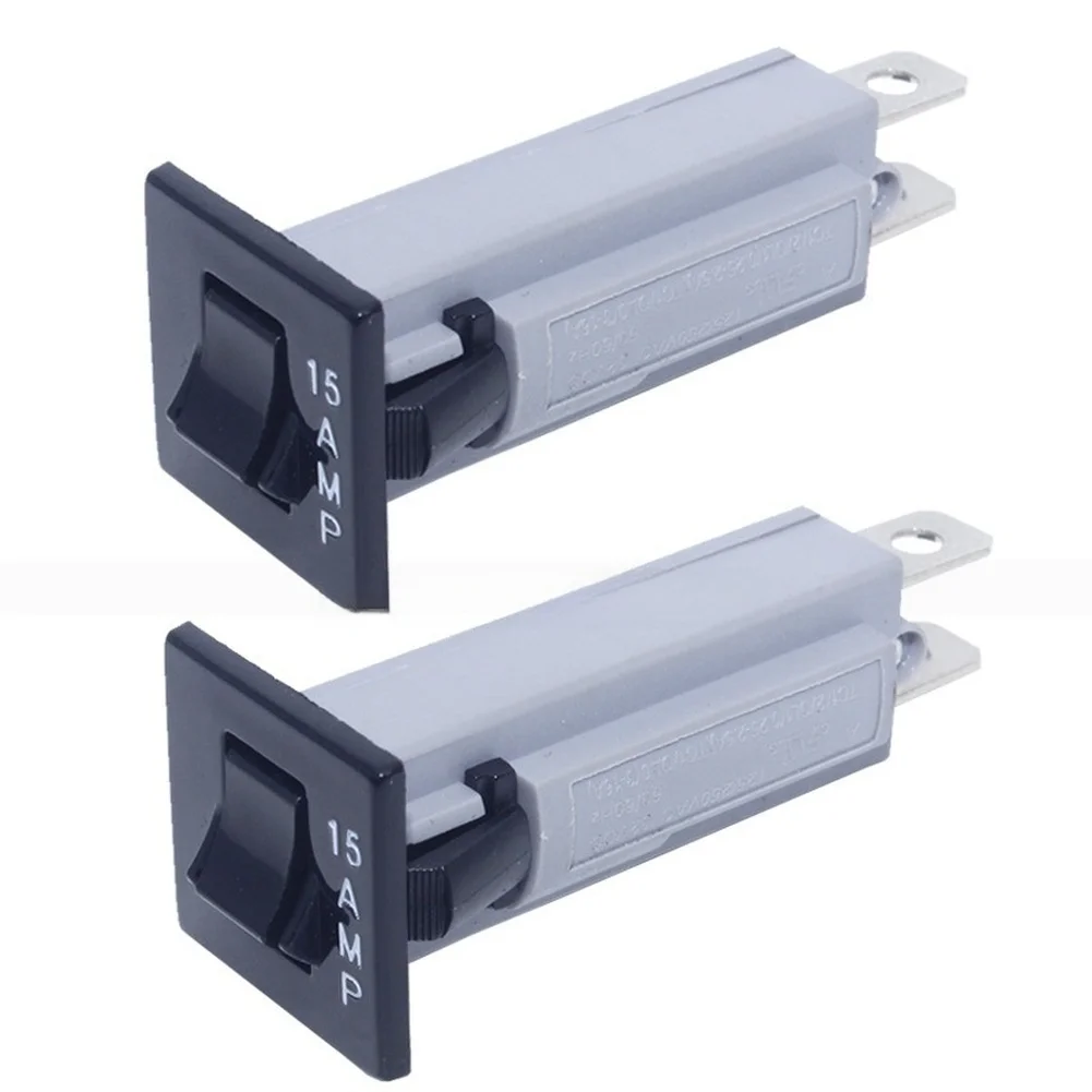 000000000000000000000000000015A Manual Reset Circuit Breaker Overload Protector 250VAC For Healthcare