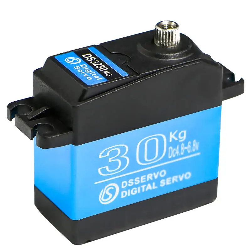 Dssservo-Impermeável Servos Digital Baja com braço de metal, Servo DS3230, 30kg, 180 graus, 270 graus, 1, 8, 1, 10, 1/12 RC Carros, Robô