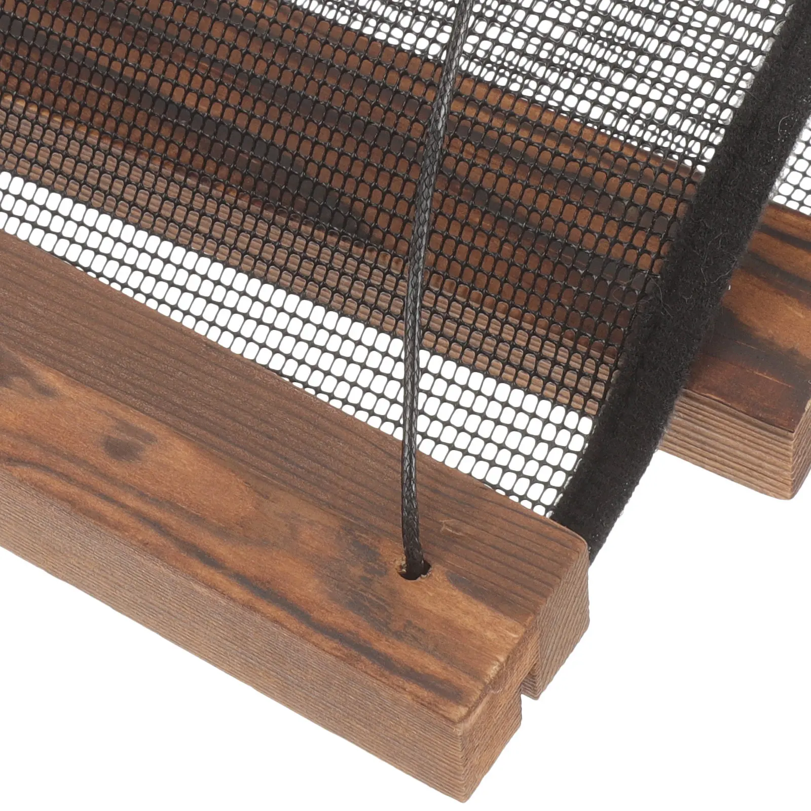 Large Earring Organizer Wall Mounted Wooden Frame with Thousands of Mesh Holes for Hanging Earrings Brooch Pins Badges Jewelry