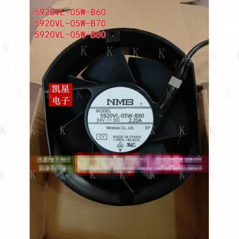 

C 1pcs FOR NMB 5920VL-05W-B80 24V 2.2A 17251 large air volume inverter fan
