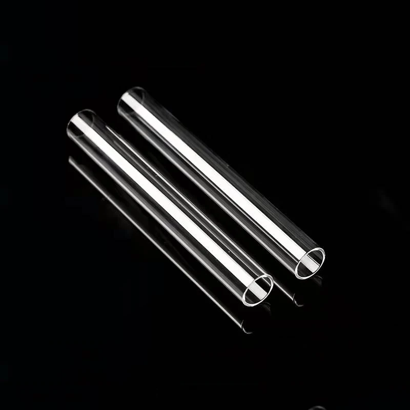 Heat Resistance Fused Silica Quartz Glass Test Tube for Lab or Industry