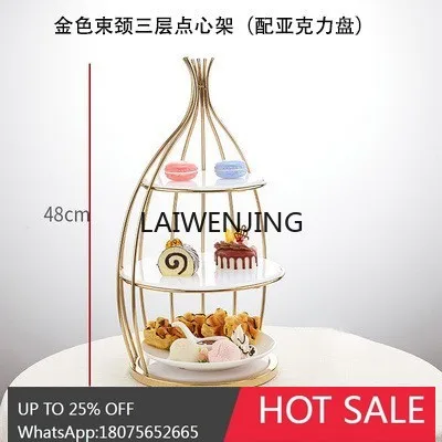 hotel buffet restaurant multi-layer dessert rack cake fruit afternoon tea snack rack