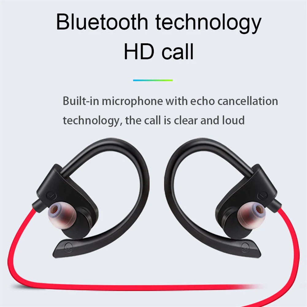 Auriculares inalámbricos antipérdida Rt558, audífonos deportivos compatibles con Bluetooth, control por cable para llamadas y música