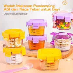Heat Resistant Kids Food Supplement Box Fruit Mini Food Box High Borosilicate Glass Bowl Suitable For Daily Use