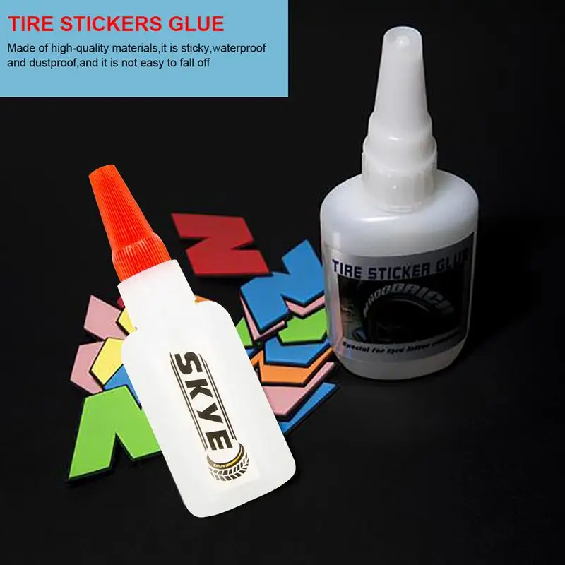 

Tire 3d Letter Stickers Glue 20ml Special Adhesive Car Tire Letter Stickers Glue Accessories Car Styling Letter Stickers Glue