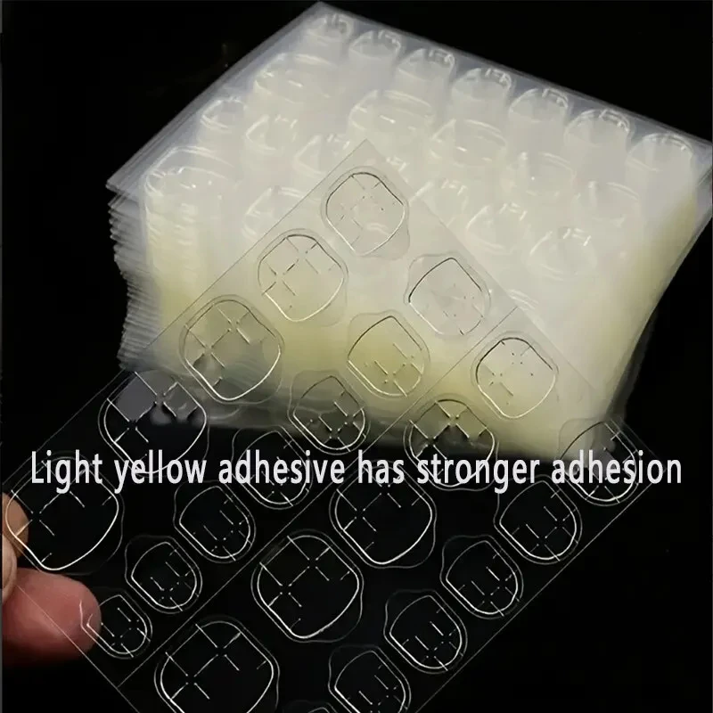 240 stks Nail Jelly Lijm Dubbelzijdig Valse Nail Art Plakband Lijm Sticker Fake Nail Lijm Super Viskeuze